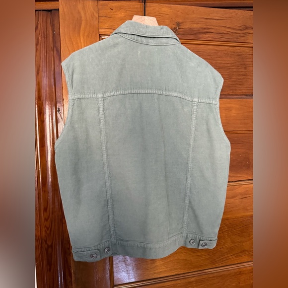 Isabel Marant Icare Cotton Corduroy vest in Sage Green Medium NWT - Picture 3 of 3